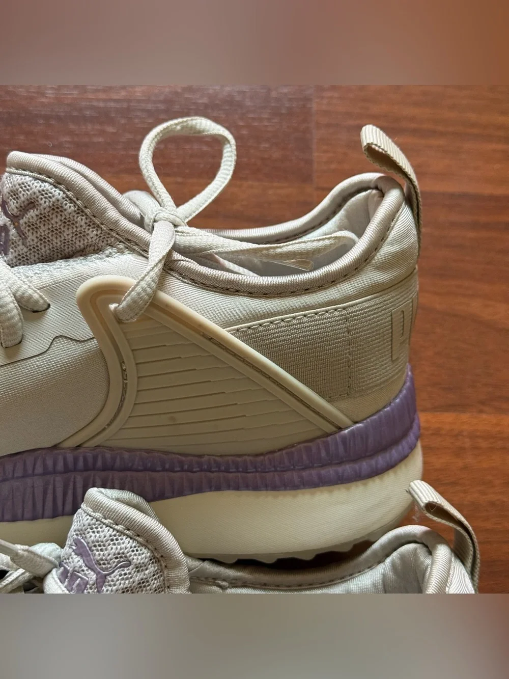 Puma Pacer Next Cage ST2 size 9.5 sneakers silver gray lavender women's shoes
